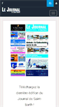 Mobile Screenshot of journaldesaintbarth.com